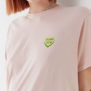 DUMP HIM CANDY HEART TEE